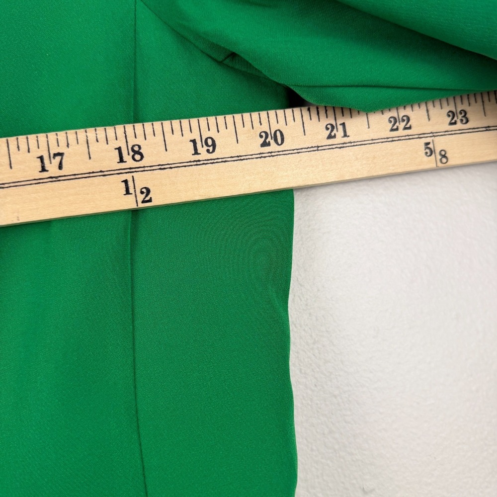 International Concepts Blazer Jacket Womens L Green Classic Notch Lapel Collared - Picture 15 of 16